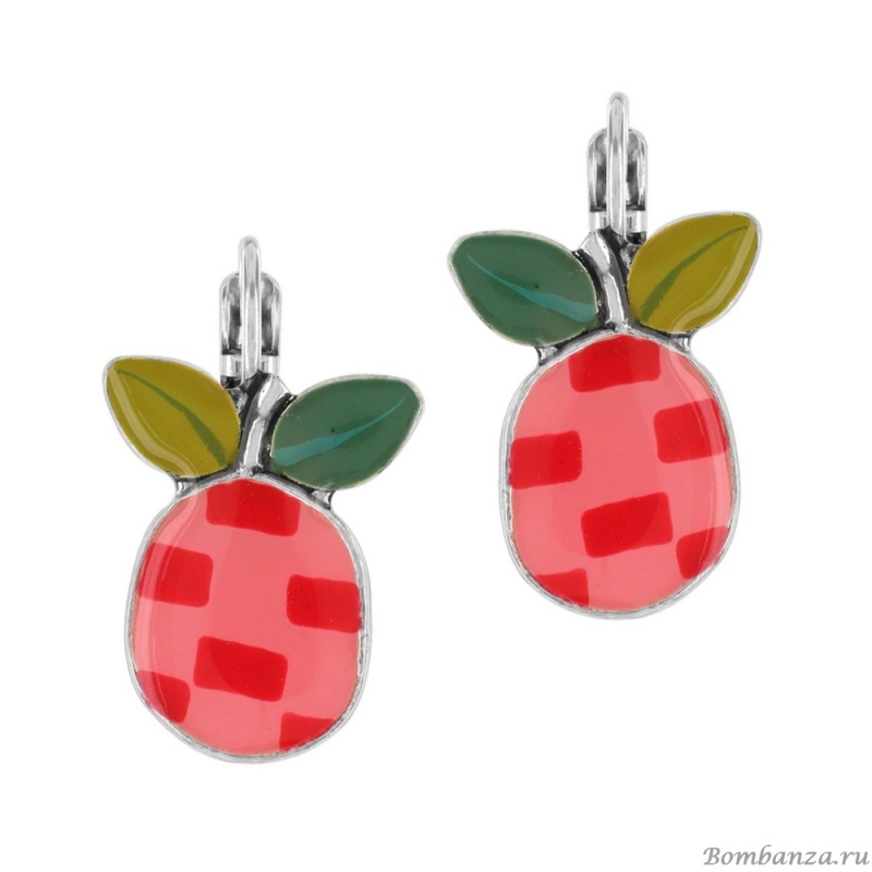 Серьги TARATATA, Smoothie, с цветной смолой, TT-E23-04758-105 розовый