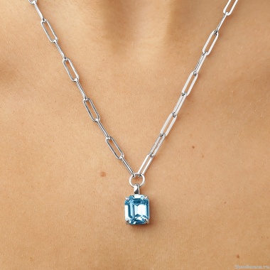 Колье Dyrberg Kern, OCTA SS AQUA, 460531 Колье Dyrberg Kern, OCTA SS AQUA, 460531