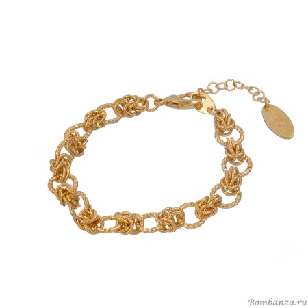 Браслет Lanzerotti, Elisir, фактурный, LZ-25.10-299 золотистый