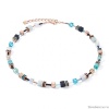 Колье Coeur de Lion, Aqua-Beige 4905/10-2010