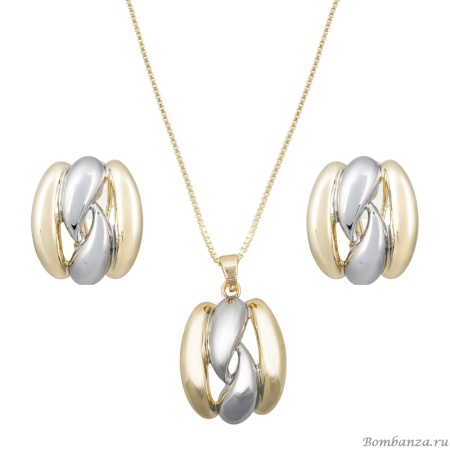 Комплект Fiore Luna, колье+серьги, SG206497E-001 G