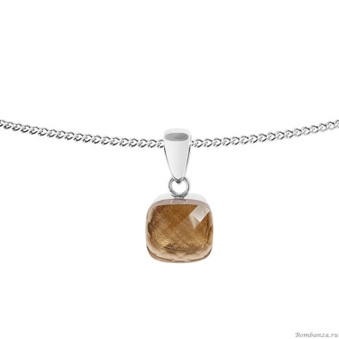 Колье Qudo, Firenze smoked topaz, 400144.1 BR/S Колье Qudo, Firenze smoked topaz, 400144.1 BR/S