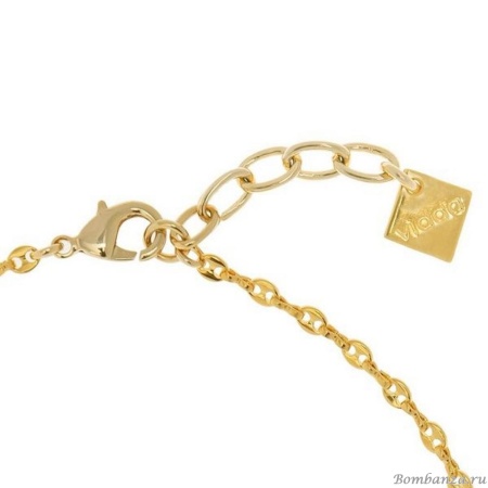 Колье VIDDA, Liberty, с подвеской в форме креста, VD22-01357 золотистый, 50см