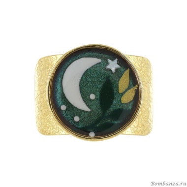 Кольцо TARATATA, Clair de lune, разъемное, смола, краска,слюдяная пудра, TT-H24-04406-207 зеленый Кольцо TARATATA, Clair de lune, разъемное, смола, краска,слюдяная пудра, TT-H24-04406-207 зеленый