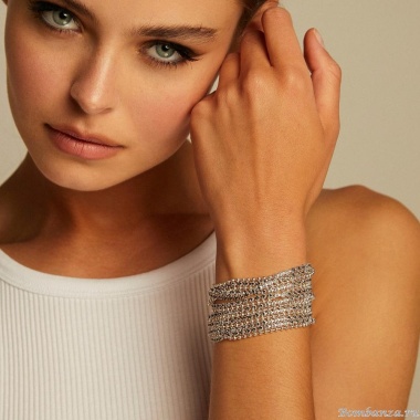 Браслет VIDDA, Eternity, широкий, с кристаллами Swarovski, VD23.2-01775 хрустальный Браслет VIDDA, Eternity, широкий, с кристаллами Swarovski, VD23.2-01775 хрустальный