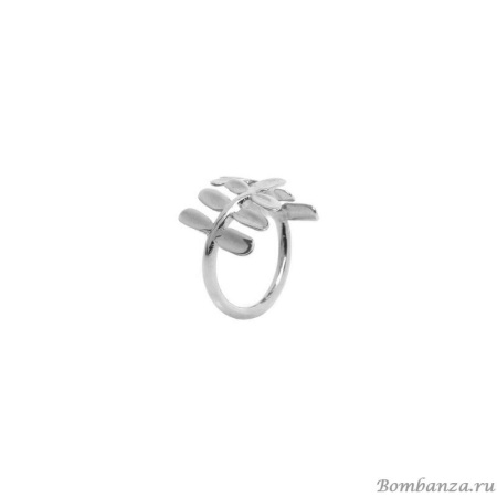 Кольцо ORI TAO, Fougere, незамкнутое, лист, OT20.2-19-29410 серебристый