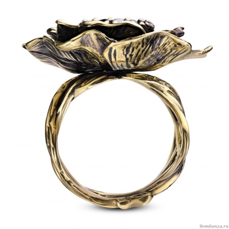 Кольцо Fiore di Firenze PAPAVERO AN171021 NERO Кольцо Fiore di Firenze PAPAVERO AN171021 NERO
