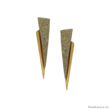Серьги Katerina Vassou, Rebutia, с цветными кристаллами, KV24.1-309018G золотистый Серьги Katerina Vassou, Rebutia, с цветными кристаллами, KV24.1-309018G золотистый