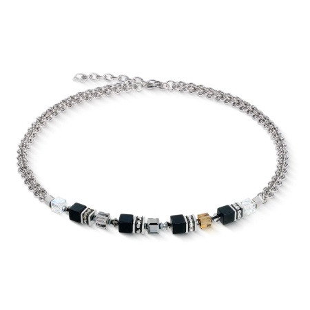Колье Coeur de Lion, Black-Silver, 3021/10-1317