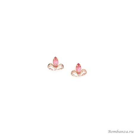 Серьги Franck Herval, Irene, с кристаллами Swarovski, FH24.2-12-69086 розовый