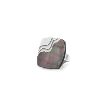 Кольцо Nature Bijoux, Mindoro, разъемное, с перламутром, NB25.2-19-25931 серый