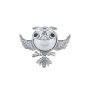 Брошь Сова Zircon+ магнит, XR06459F S
