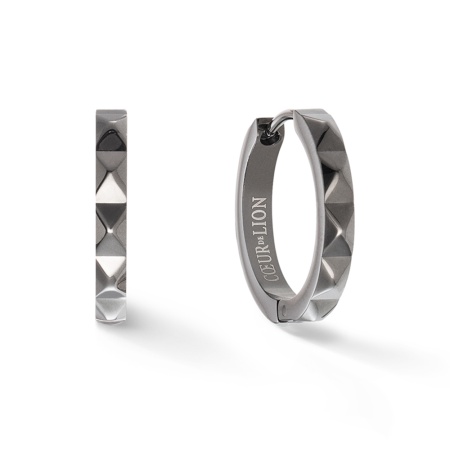 Серьги Coeur de Lion, Anthracite, 0135/21-1223