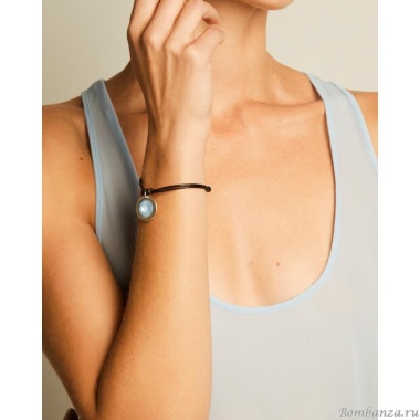 Браслет VIDDA, Sweet, кожаный, с кристаллом Swarovski, VD24.1-01866 серый Браслет VIDDA, Sweet, кожаный, с кристаллом Swarovski, VD24.1-01866 серый