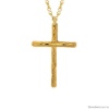 Колье VIDDA, Liberty, с подвеской в форме креста, VD22-01357 золотистый, 50см