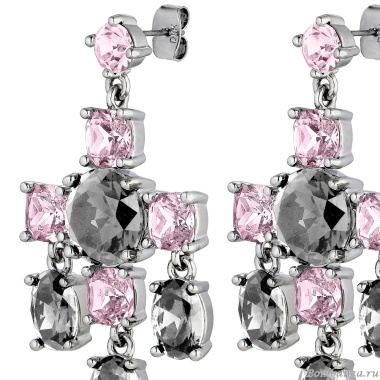 Серьги Dyrberg Kern, LEONORA SS GREY / VINTAGE ROSE, 450002 Серьги Dyrberg Kern, LEONORA SS GREY / VINTAGE ROSE, 450002