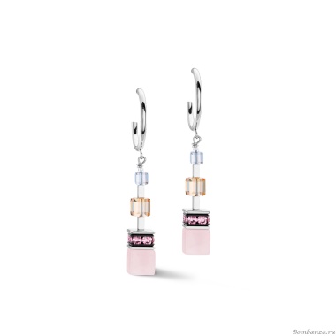 Серьги Coeur de Lion, Light blue-Beige, 3039/21-0738 Серьги Coeur de Lion, Light blue-Beige, 3039/21-0738