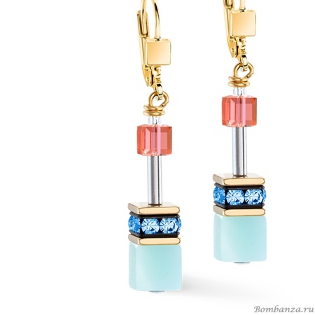 Серьги Coeur de Lion, Multicolour Rainbow, 4905/20-1520 Серьги Coeur de Lion, Multicolour Rainbow, 4905/20-1520. Германия