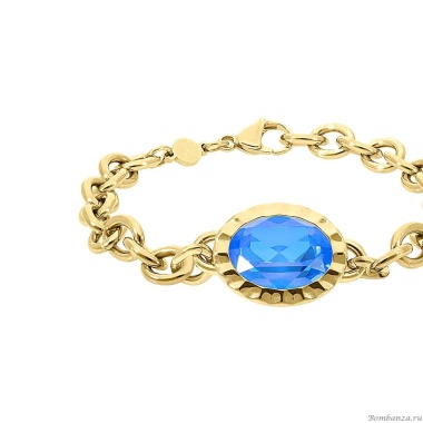 Браслет Qudo, TIVOLA UNICA big (G/P) Royal blue delite, 189684 Браслет Qudo, TIVOLA UNICA big (G/P) Royal blue delite, 189684