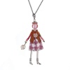 Подвеска Miamelie, кукла Марселина, MiA-2308-CL5475 серебристый Подвеска Miamelie, кукла Марселина, MiA-2308-CL5475 серебристый