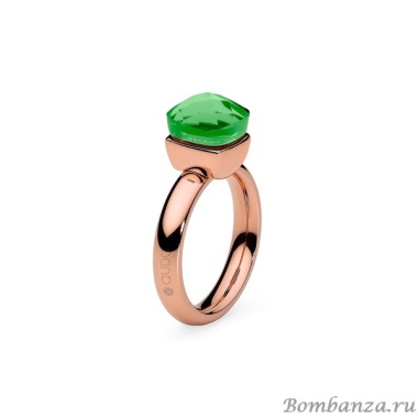 Кольцо Qudo, Firenze peridot 17.2 мм 610855 G/RG Кольцо Qudo, Firenze peridot 17.2 мм 610855 G/RG