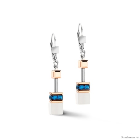Серьги Coeur de Lion, Capri Blue, 4013/20-0756. Германия