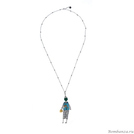 Подвеска Miamelie, кукла Алексия, MiA-2308-CL5461 серебристый Подвеска Miamelie, кукла Алексия, MiA-2308-CL5461 серебристый