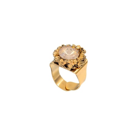 Кольцо Celeste G, разъемное, с кристаллом Swarovski, CS25.1-2083 янтарный