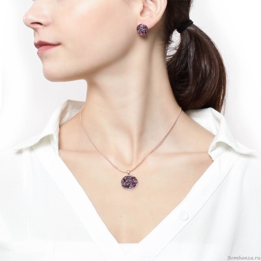 Комплект Shadore, Кристалл SAH-31230.11 V/RG