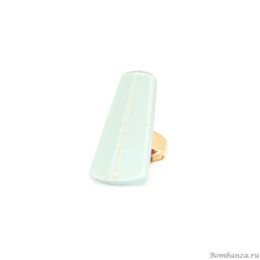Кольцо Nature Bijoux, Rainbow ficus, разъемное, с акрилом и смолой, NB25.1-19-25768 мятный