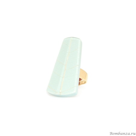 Кольцо Nature Bijoux, Rainbow ficus, разъемное, с акрилом и смолой, NB25.1-19-25768 мятный