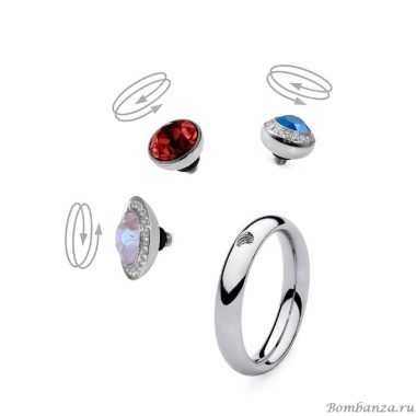 Кольцо Qudo, - База Basic Small Silver 16.0 мм 627040 S Кольцо Qudo, - База Basic Small Silver 16.0 мм 627040 S