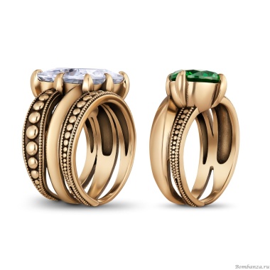 Кольцо Fiore di Firenze SEGRETI DELL'OCEANO AN0588-0434-2PT SMERALDO Кольцо Fiore di Firenze SEGRETI DELL'OCEANO AN0588-0434-2PT SMERALDO