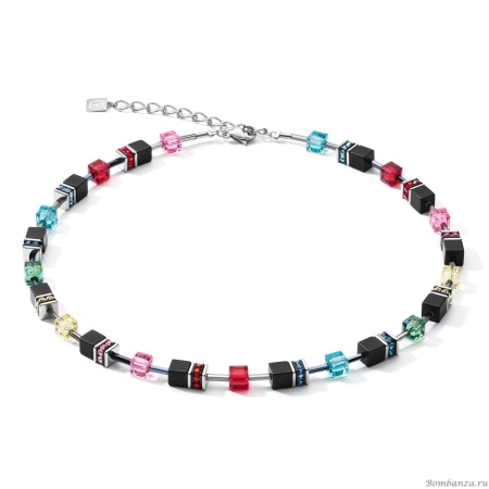 Колье Coeur de Lion, Onyx Multicolour Pop Art 4018/10-1581. Германия