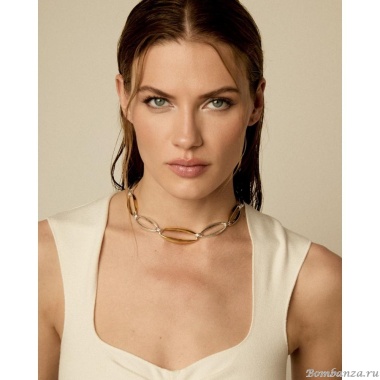 Колье VIDDA, Infinity, двухцветный металл, VD24.2-0205192 серебристый