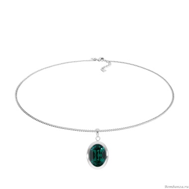 Колье Qudo, TIVOLA big S emerald, 404548.1 G/S Колье Qudo, TIVOLA big S emerald, 404548.1 G/S