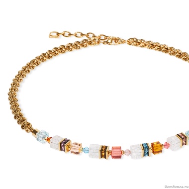 Колье Coeur de Lion, Multicolour Sunset, 3021/10-1546 Колье Coeur de Lion, Multicolour Sunset, 3021/10-1546