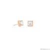 Пусеты Coeur de Lion, Crystal-Rose gold 0500/21-1822 Пусеты Coeur de Lion, Crystal-Rose gold 0500/21-1822