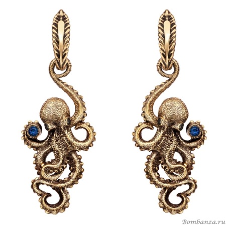 Серьги Fiore di Firenze SIGNORE DEI MARI OR2032 BLU