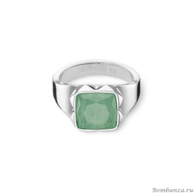 Кольцо Coeur de Lion, Green-Silver, 1200/40-0517 52