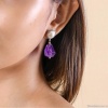 Серьги Nature Bijoux, St.Barth, с аметистом и ракушкой, NB24.2-12-79532 фиолетовый Серьги Nature Bijoux, St.Barth, с аметистом и ракушкой, NB24.2-12-79532 фиолетовый