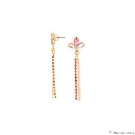 Серьги Franck Herval, Irene, с кристаллами Swarovski, FH24.2-12-69080 золотистый