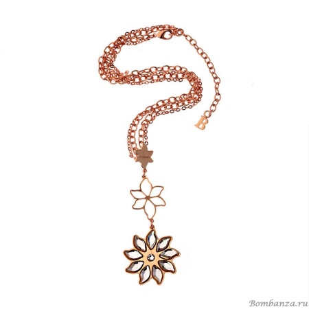 Колье Boccadamo, XGR096RS BR/RG/BW золотистый Колье Boccadamo, XGR096RS BR/RG/BW золотистый, Италия