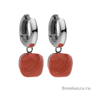 Серьги Qudo, Firenze Red Tulip 300345 R/S