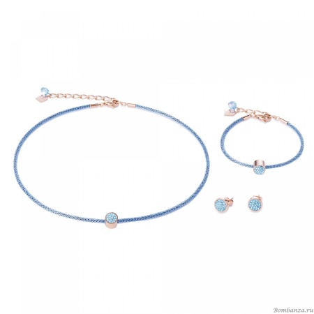 Серьги Coeur de Lion, Aqua, 0218/21-2000. Германия