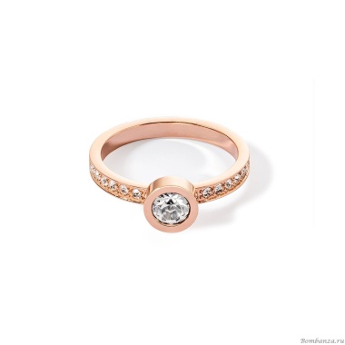 Кольцо Coeur de Lion, Crystal-Rose gold 16.5 мм 0228/40-1822 52 Кольцо Coeur de Lion, Crystal-Rose gold 16.5 мм 0228/40-1822 52