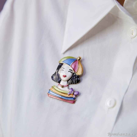 Брошь Shadore, Девочка в берете