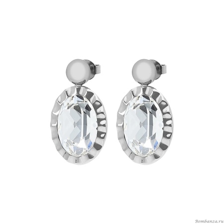 Серьги Qudo, TIVOLA UNICA big (S/P) Crystal 2,65cm, 332000 Серьги Qudo, TIVOLA UNICA big (S/P) Crystal 2,65cm, 332000