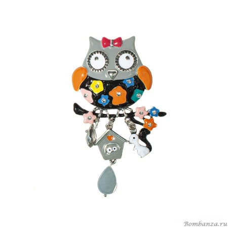 Брошь Shadore, Сова с домиком