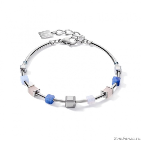 Браслет Coeur de Lion, Blue-Beige Swarovski 5059/30-0710